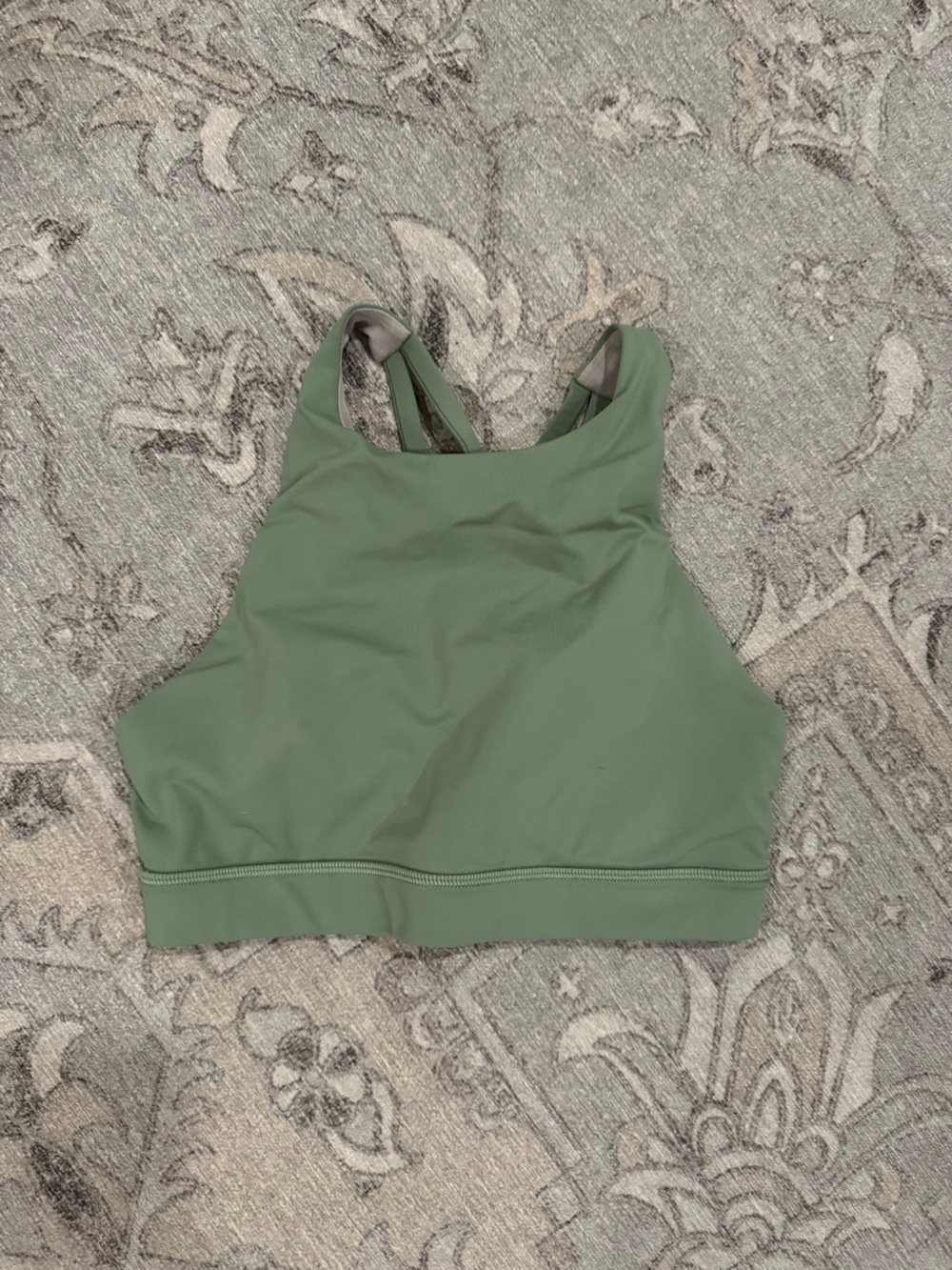 lululemon athletica Green High-Neck Sports Bra